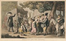 Dr Syntax and the Gypsies 1820. Artist: Thomas Rowlandson