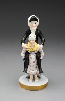 Dr. Syntax and the Old Woman, England, early 19th century. Creator: Unknown