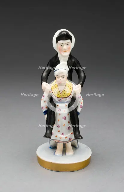 Dr. Syntax and the Old Woman, England, early 19th century. Creator: Unknown.