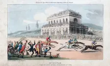 Dr Syntax Loses his Money at the Race Ground at York 1813.Artist: Thomas Rowlandson
