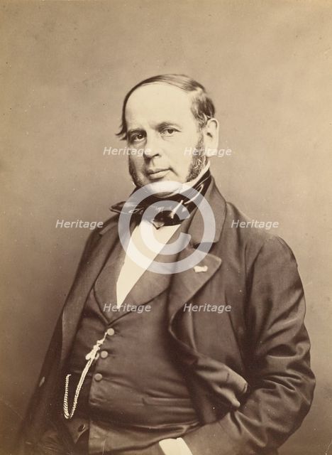 Dr. Pelletan de Kinkelin, professeur faculte Paris, 1860-1861. Creator: Nadar.