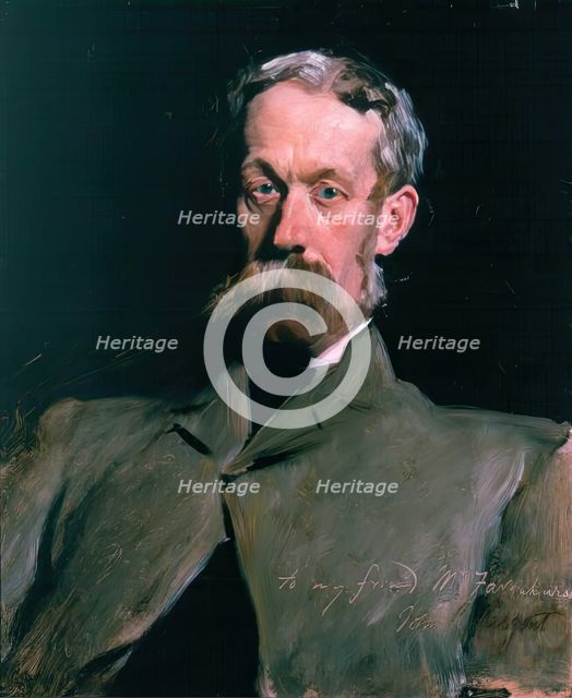 Dr Robert Farquharson of Finzean, 1881. Creator: John Singer Sargent.