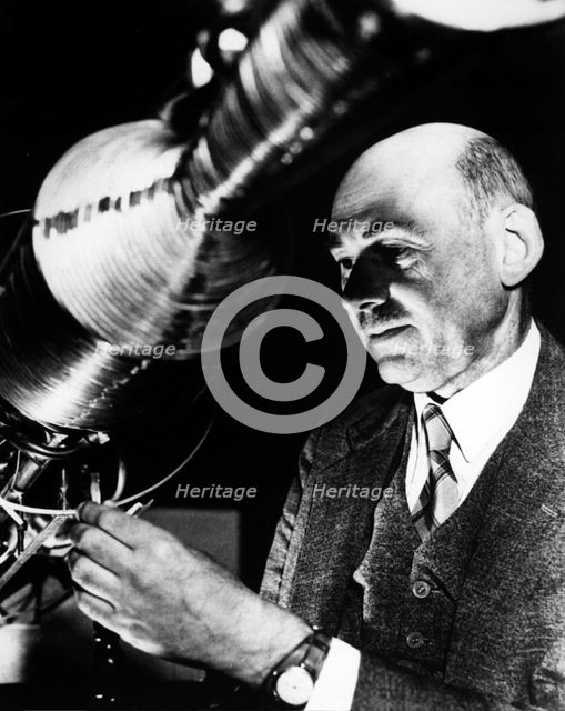 Dr Robert Goddard, American rocketry pioneer, c1930s.  Creator: Unknown.