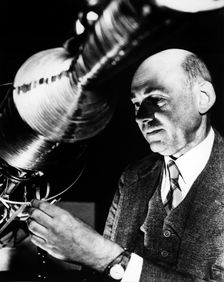 Dr Robert Goddard, American rocketry pioneer, c1930s. Creator: Unknown