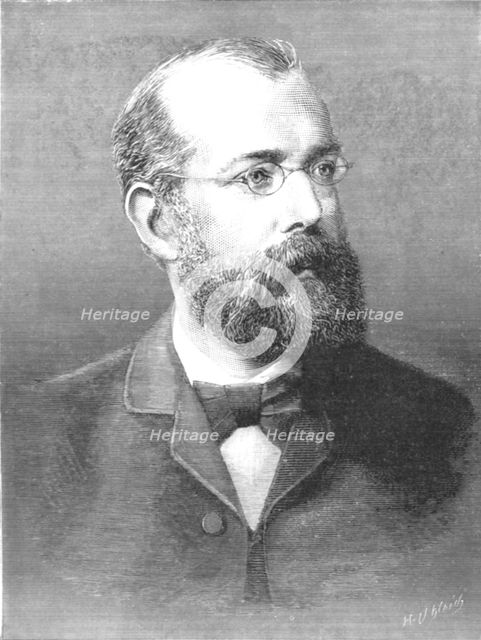 ''Dr. Robert Koch, of the Institute of Hygiene, Berlin, Discoverer of the Cure for Consumption', 189 Creator: Unknown.