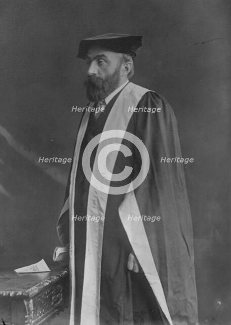 Dr. Wm. Bruce in academic dress, 1910. Creator: Bain News Service.
