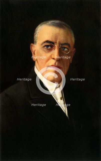 'Dr. Woodrow Wilson', 1917. Creator: Unknown.