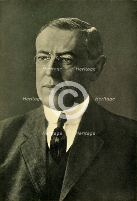 'Dr. Woodrow Wilson, President of the United States', 1912, (c1920). Creator: Pach Bros.