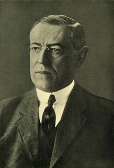 Dr. Woodrow Wilson, President of the United States 1912, (c1920). Creator: Pach Bros