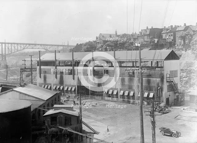 Dr. Walter F. Rittmen, Gasoline Plant at Pittsburg, 1915. Creator: Harris & Ewing.