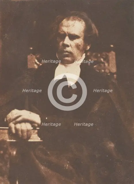 Dr. Welsh (Retiring Moderator of Gel' Assembly 1843), 1843-47. Creators: David Octavius Hill, Robert Adamson, Hill & Adamson.