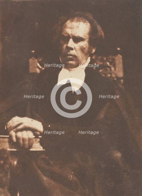 Dr. Welsh (Retiring Moderator of Gel' Assembly 1843), 1843-47. Creators: David Octavius Hill, Robert Adamson, Hill & Adamson.