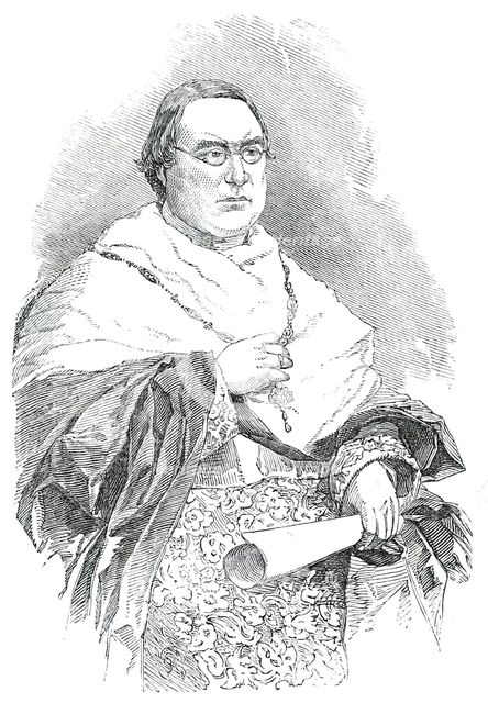 Dr. Wiseman, Appointed by the Pope Cardinal Archbishop of Westminster, 1850. Creator: Unknown.