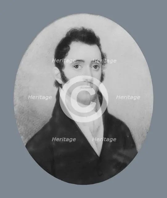 Dr. Valentine Mott, ca. 1820. Creator: Anson Dickinson.
