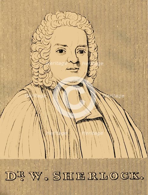 'Dr W. Sherlock',  (c1641-1707), 1830. Creator: Unknown.