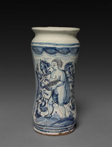 Drug Jar, 1650-1675. Creator: Unknown