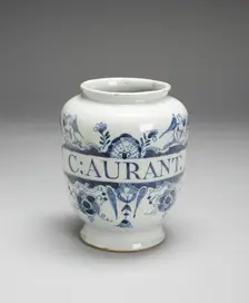 Drug Jar, England, 1695/1740. Creator: Unknown