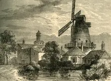 Drug Mill of the Apothecaries Company (c1878). Creator: Unknown