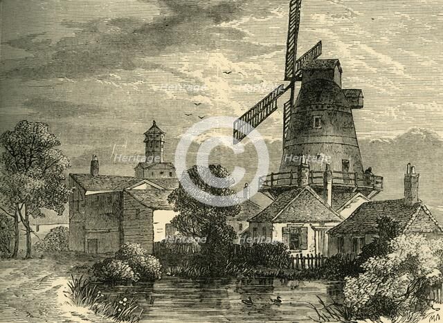 'Drug Mill of the Apothecaries' Company', (c1878). Creator: Unknown.