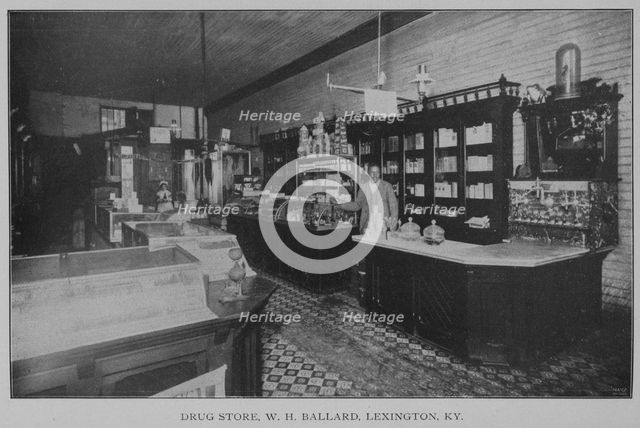 Drug store, W. H. Ballard, Lexington, Ky., 1902. Creator: Unknown.