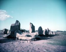 Druid stones, Carnac, Brittany, France, c1955. Creator: Arthur Charles Kirby Ware