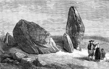 Druidic remains of Brittany: Stones of St. Barbe, 1871. Creator: Unknown