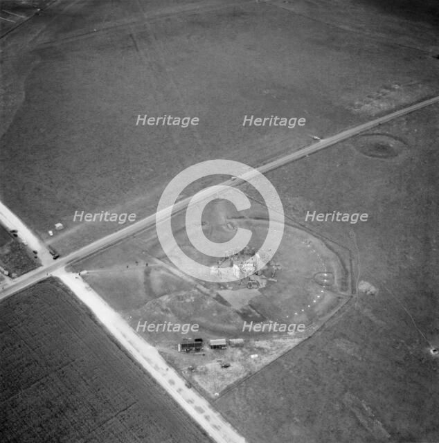 Druids at Stonehenge on the summer solstice, Wiltshire, 1959. Artist: Aerofilms.