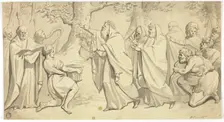 Druids Cutting Mistletoe, n.d. Creator: Jacob de Wit