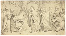 Druids Cutting Mistletoe, n.d. Creator: Jacob de Wit