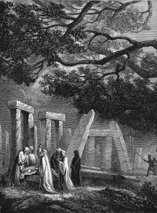 Druids Last Sacrifice, 1887. Creator: Anonymous