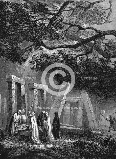 Druids Last Sacrifice, 1887. Creator: Anonymous.