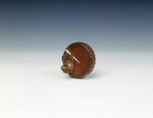 Drum and fox's mask netsuke, Late Edo period, Japan, early 19th century