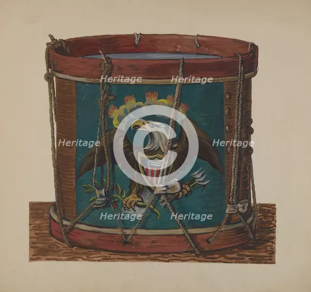 Drum, c. 1936. Creator: Stewart Wheeler.