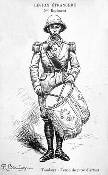 Drummer, 5th regiment of the French Foreign Legion, 20th century