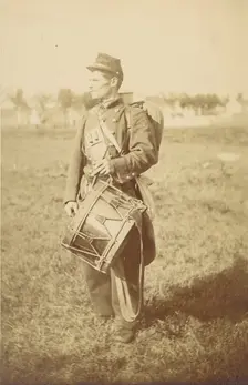 [Drummer], 1880s-90s. Creator: Unknown