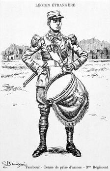 Drummer, 3rd regiment of the French Foreign Legion, 20th century