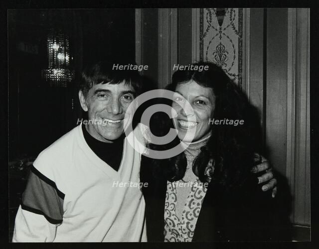 Drummer Louie Bellson with Lena Antonis at the Forum Theatre, Hatfield, Hertfordshire, 1979. Artist: Denis Williams
