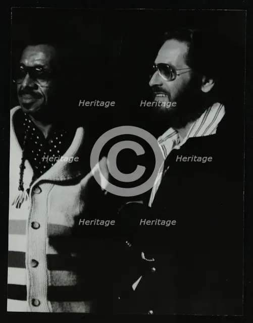 Drummer Philly Joe Jones and pianist Bill Evans at the Newport Jazz Festival, Middlesbrough, 1978. Creator: Denis Williams.