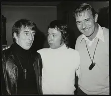 Drummers Kenny Clare, Les DeMerle and Jack Parnell, June 1979. Creator: Denis Williams