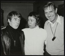 Drummers Kenny Clare, Les DeMerle and Jack Parnell, June 1979. Creator: Denis Williams