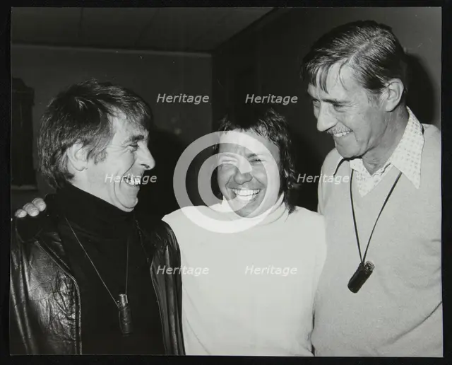 Drummers Kenny Clare, Les DeMerle and Jack Parnell, London, 1979. Creator: Denis Williams.