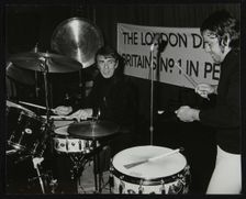 Drummers Kenny Clare Les DeMerle, London 1979. Creator: Denis Williams