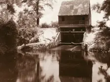 Drummond Mill, store, and cabin, Lee Mont vicinity, Accomac County, Virginia, between c1930 and 1939 Creator: Frances Benjamin Johnston