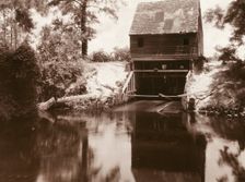 Drummond Mill, store, and cabin, Lee Mont vicinity, Accomac County, Virginia, between c1930 and 1939 Creator: Frances Benjamin Johnston
