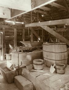 Drummond Mill, store, and cabin, Lee Mont vicinity, Accomac County, Virginia, between c1930 and 1939 Creator: Frances Benjamin Johnston