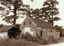 Drummond Mill, store, and cabin, Lee Mont vicinity, Accomac County, Virginia, between 1930 and 1939. Creator: Frances Benjamin Johnston