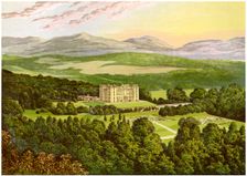 Drumlanrig Castle, Dumfriesshire, Scotland, home of the Duke of Buccleuch, c1880