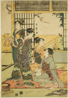 Drums and Shamisen, Japan, n.d. Creator: Kitagawa Utamaro