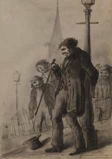 Drunkard, 1810-1874. Creator: Alfred Jacob Miller