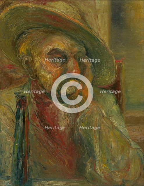 Drunkard, 1942. Creator: Ludovít Varga.